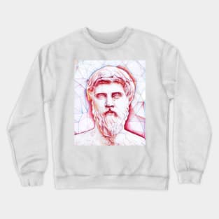 Plutarch Portrait | Plutarch Artwork | Line Art Crewneck Sweatshirt